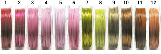 ケンタカラーワイヤー(カラーサンプル)